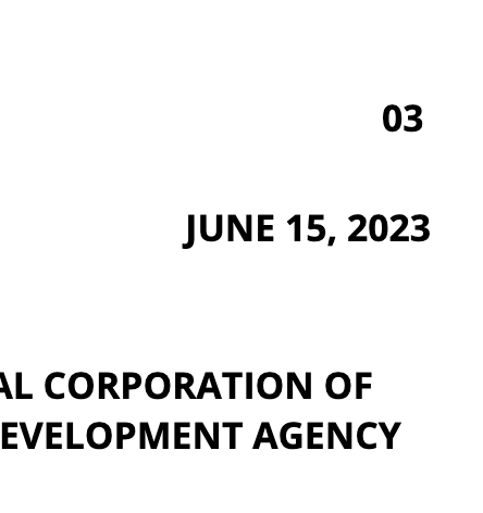 2023-06-15 EDIC_03 O’Flaherty_AuthLicense_CoB Transportation Department Storage_Portion of Pier5_RLFMP